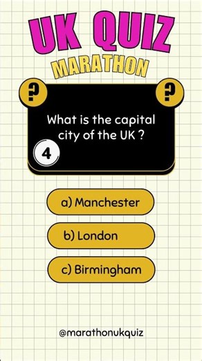 Do You Know the Capital of the UK? 🇬🇧 | Easy Geography Quiz. #quiz #geography #london