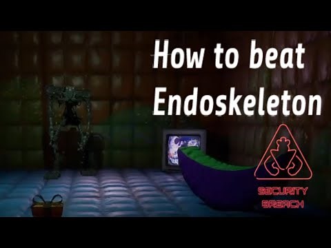 How To Beat Endoskeletons In FNAF Security Breach | Easiest Way