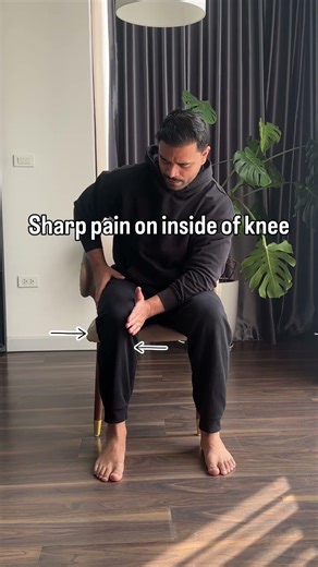 Sharp pain on inside of knee ?