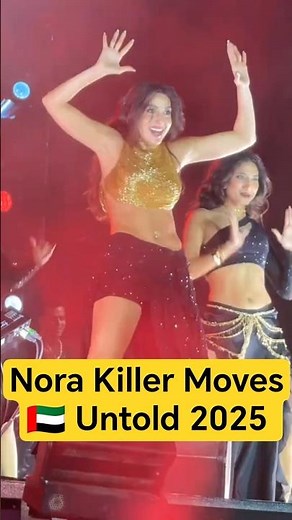 🎤Nora Fatehi Sets Dubai Stage On Fire With Stunning Performance🔥🇦🇪#dubai #norafatehi #viralshorts