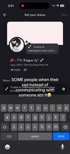 Dealing with Sadness in Social Media Statuses