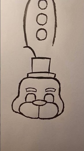 How to drawing Fnaf 2 The puppet and other animatronics #drawing #fnaf #puppet #animatronics