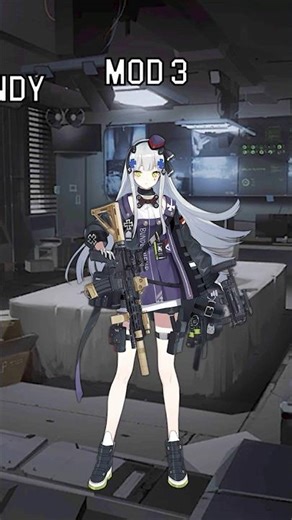 HK416's ULTIMATE Mod 3 Setup #girlsfrontline #klukai #guns #anime #gacha #airsoft #gunbuilds