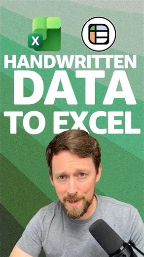 Extract Handwritten Data to Excel
