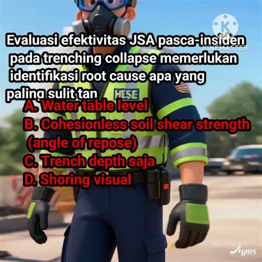 bulan K3 Shear strength variabel, sulit tanpa triaxial test.