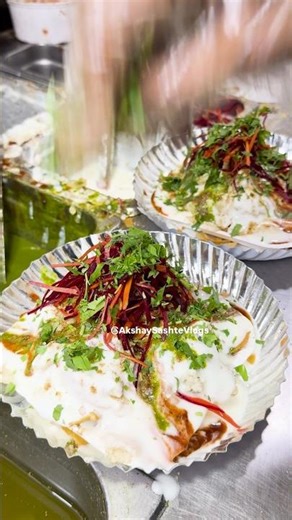 Pune’s Most Addictive Dahi Bhalla Papdi Chaat 😍 Street Food Heaven🤤 Must Try Street Food #pune