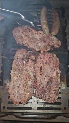 Master the Grill: Perfect Steak & Sausage Cooking Secrets! #shorts