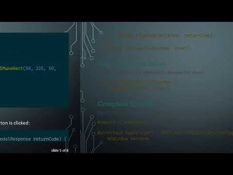 Creating a Modal Sheet Window in macOS Using Objective-C