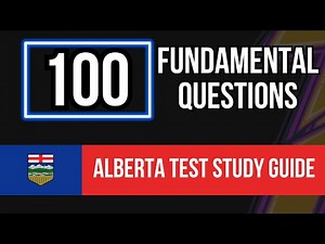 Alberta Learners Test Study Guide (100 Fundamental Questions)8.