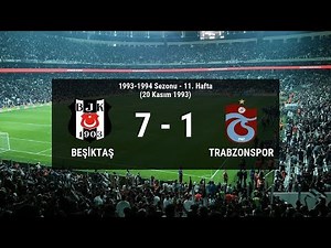 Beşiktaş'ın En Farklı Kazandığı Süper Lig Maçları
