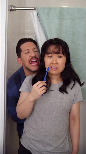 Sal whispers to a woman in her bathroom #ImpracticalJokers | TBS