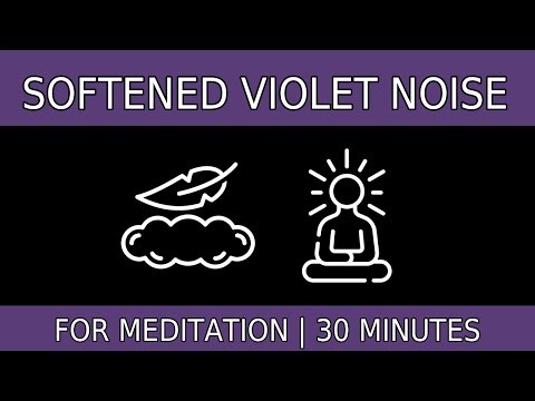 Softened Violet Noise for Meditation
