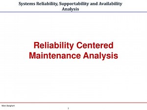 Reliability Centered Maintenance Analysis - SlideServe