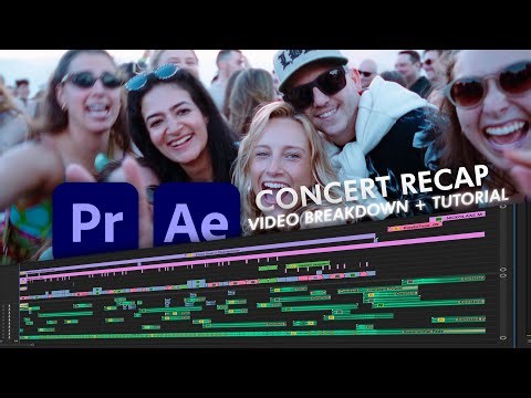How I EDIT a CONCERT RECAP VIDEO | Breakdown + Tutorial | LIVE!