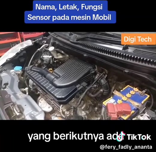Letak dan Fungsi Nama Sensor Sensor pada Mesin Mobil Injeksi
