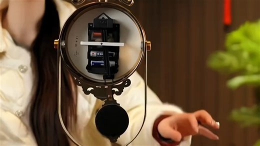 北极星（POLARIS）座钟金属陶瓷台钟玉石精致书房摆钟个性时尚钟表_1