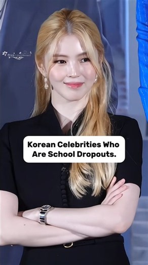 Korean celebrities who are school dropouts ✨# #youtubeshorts #kdrama #kpop #goviral #bts #fyp