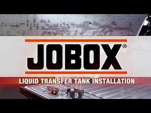 How To Install A Liquid Transfer Tank - Crescent JOBOX - Liquid Transfer Tank Installation