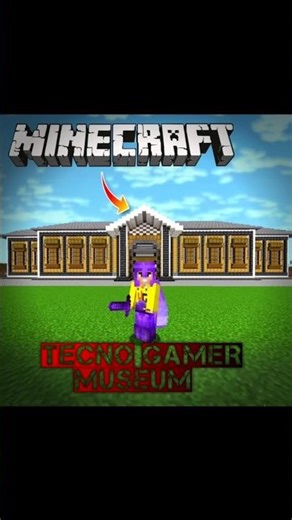 Same techno Gamer museum #minecraft #technogamerz #museum #buildingminecraft #shorts #trending