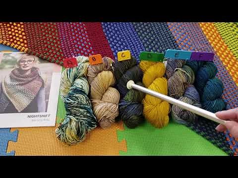 Nightshift Shawl Color System