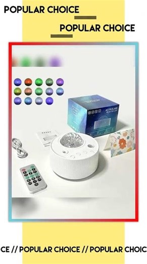 Starry Sky Universe Night Light LED Projector with White Noise