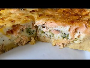 Pease Pudding Salmon Quiche - Slimming World Friendly