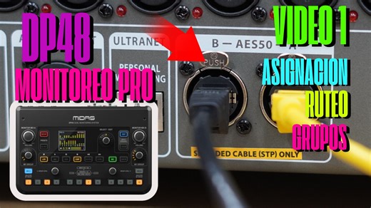 DP48 MIDAS SISTEMA DE MONITOR PERSONAL 2 CH - ASIGNACION - RUTEO - VOLUMEN INDEPENDIENTE - GRUPOS Hola #curiososaudiopro el día de hoy empezaremos una serie de videos sobre el sistema de monitoreo personal #dp48 de #midas vamos a desglosarlo y a aprender lo mas importante para empezar a usarlo sin morir en el intento, ruteo desde consola #m32 o #x32 recepción de señal en el dp48 mezcla, asignación a grupos. El Midas DP48 es un mezclador de monitorización personal dual de 48 canales que permite a