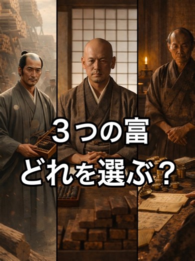 江戸時代の商人たちと三つの富の形
