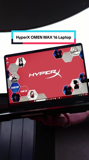 Checking out the newly released @HyperX OMEN MAX 16. #HyperXPartner #GeForceRTX50 This beast of a laptop is powered by the @NVIDIA GeForce RTX 50 series laptop GPUs that have also released a ton of new features like DLSS 4.5 and Path Tracing to make your gameplay even better for 2026. #tech #gaming #laptop
