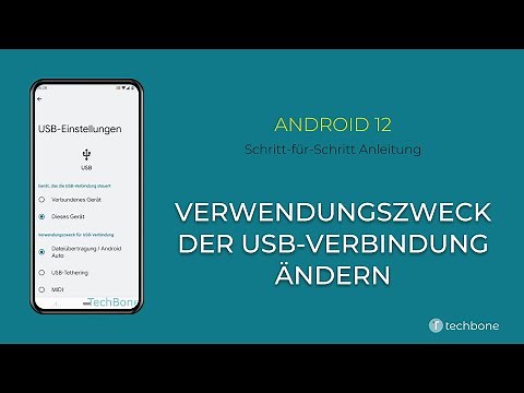 Verwendungszweck der USB-Verbindung ändern [Android 12]