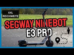 🚀 Segway Ninebot E3 Pro Range Test XXL ⚡ | E-Scooter Battery Life & Practical Test 2025