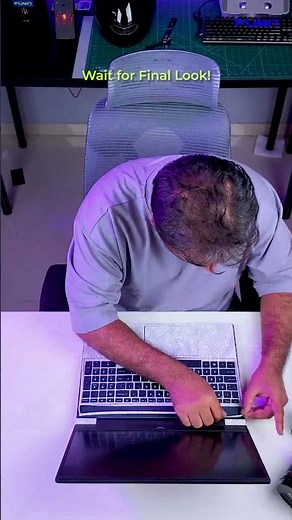 HP Victus Laptop Transformation with White Contour Design Skin | Fomo Store