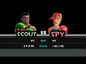 Punch out!! TF2 Dub: Little Scout vs Glass Spy