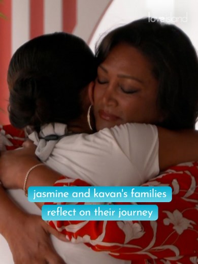 Jasmine and Kavan’s connection is clear to their families ❤️‍🔥 #LoveIsland