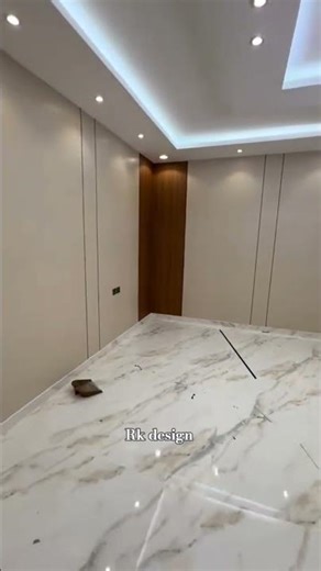 ✨ Beautiful Square Ceiling with Linear LED Lights 💡 | Home Decor Inspiration #youtubeshorts #trend