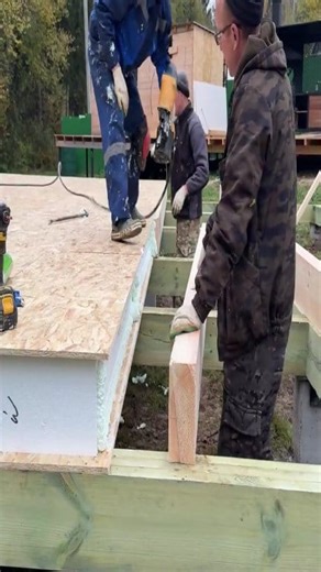 Great way to make assembly wooden insulated floor panel working tips | Sanford Civil Consultant