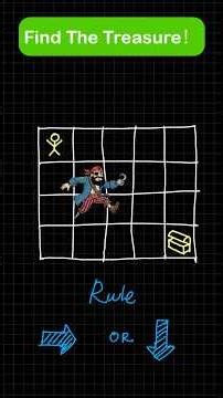 🏴‍☠️ How many ways to the Treasure? #math #mathtricks #quickmath #mathchallenge #multiplication