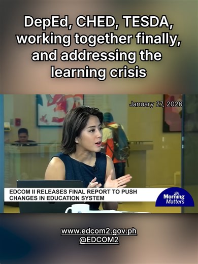 Reforma sa Edukasyon sa Pilipinas: GC ng DepEd, CHED, TESDA