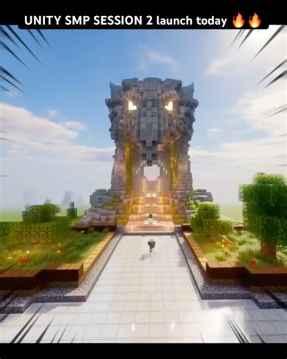 🔥 Unity SMP Season 2 Launch Today! | Naye Adventures #minecraftshorts #gaming