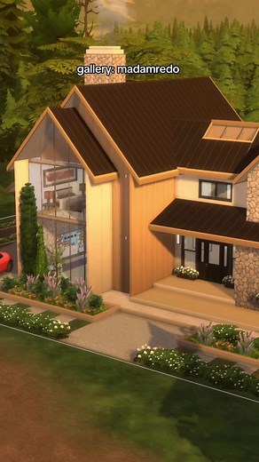 The Sims 4 base game house always eats #sims4 #thesims4 #sims4tok #sims4build #sims4basegame