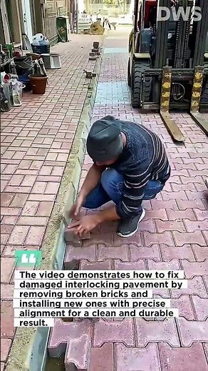 Fast Interlocking Brick Repair – Smart Pavement Fixing Technique