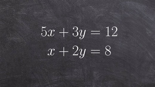 How to solve a system of equation using substitution