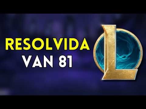 Como Corrigir Erro no Vanguard Van 81 (2026) | League of Legends Valorant