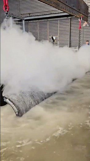 The quenching process of seamless steel pipes