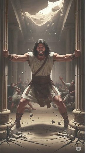 Samson DESTROYS a Temple with Bare Hands | Shocking Bible Story of Strength