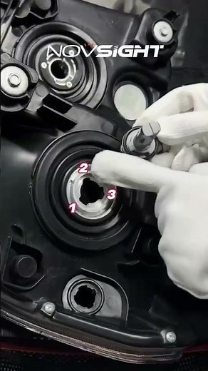 Novsight H11 LED bulbs are installed in just 3 steps, easy and fast! - This is Novsight N99 series