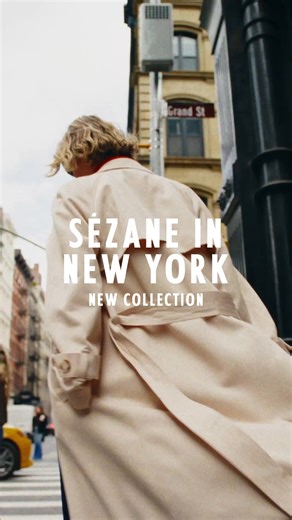 New York, in motion. Our new Essentials for 2026, now online on Sezane.com and the App. | Sézane