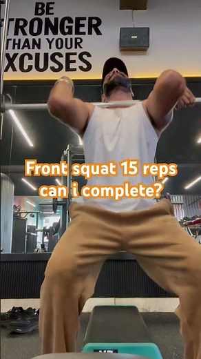 How to perform front squats on smith machine