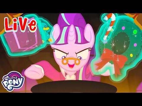 🔴 LIVE | Christmas Episodes! 🎄✨ My Little Pony Friendship Is Magic 🦄 Children's Cartoon 💖 MLP FIM
