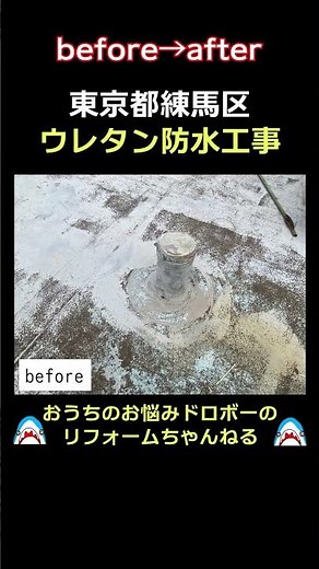 DIYでは限界だった屋上防水…プロ施工でここまで変わる！ #おうちのお悩みドロボーのリフォームちゃんねる #屋根修理 #雨漏り修理